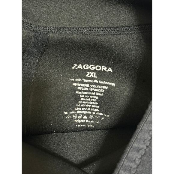 Zaggora Thermo Fit Neoprene Black Workout Pants - Size 2XL - Picture 2 of 6